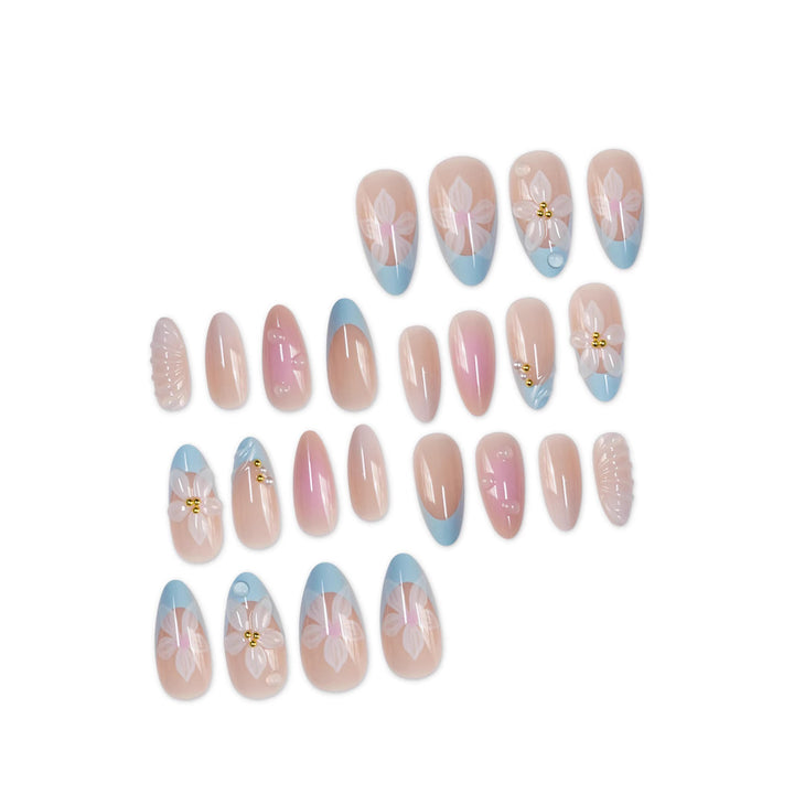 3D Floral Nail Art Decor Bowlift