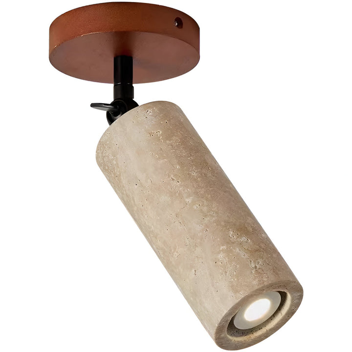BowLift | Adjustable Travertine Wood LED Wall Lamp and Ceiling Lamp