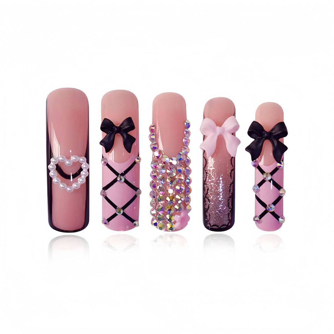 Glamorous Statement Nail Art Extensions Bowlift