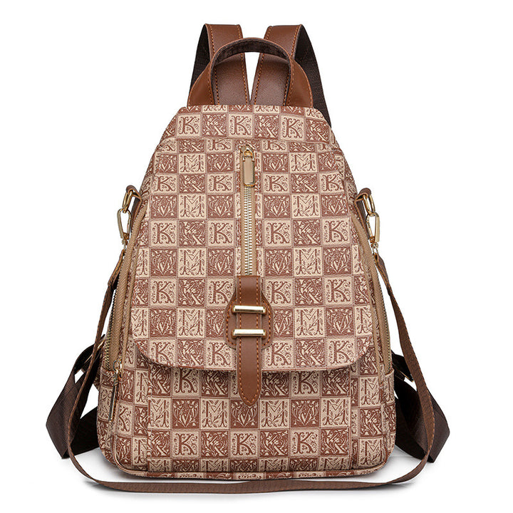 Stylish Geometric Print Rucksack