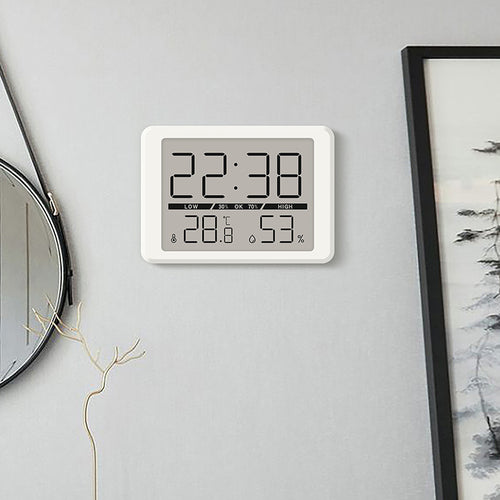 Digital Hygrometer Clock Bowlift