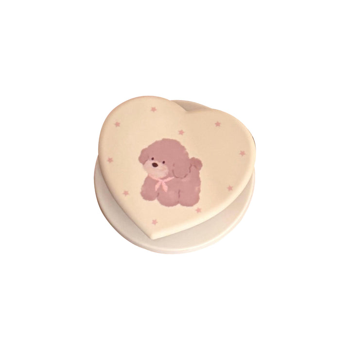 Heart-shaped Makeup Mirror Bowlift
