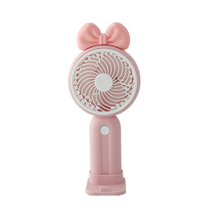 Unisex Handheld Fan in Playful Bunny Design Bowlift