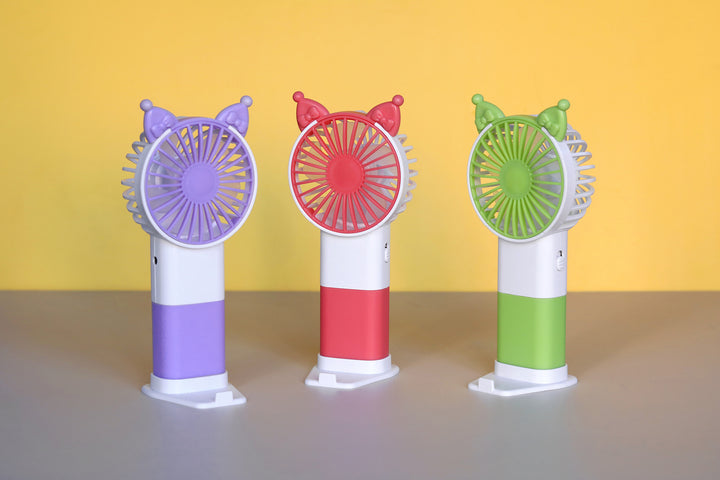 Unisex Portable Mini Hand Fan with Playful Design Bowlift