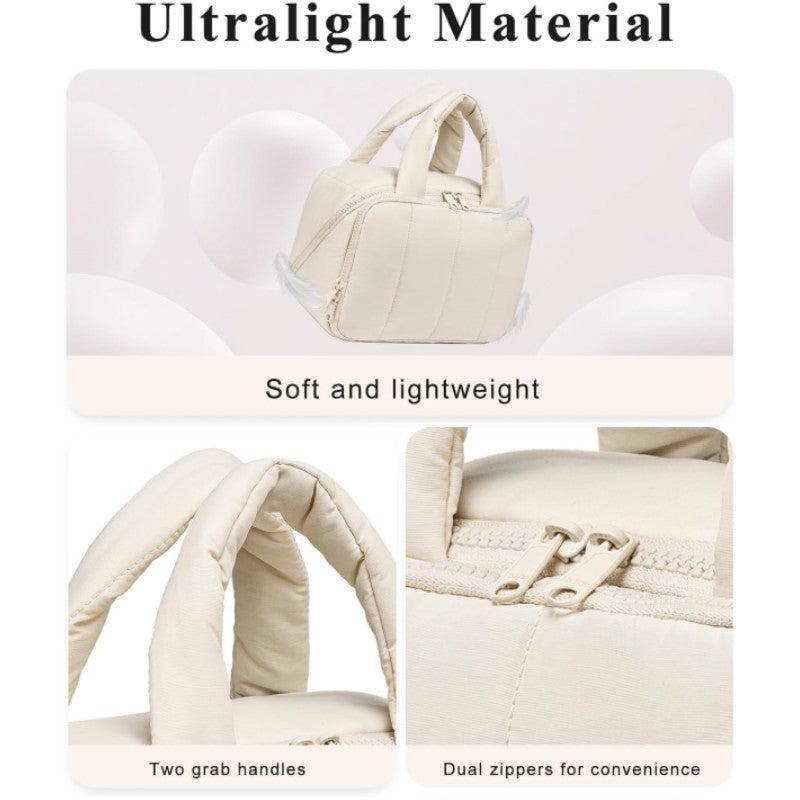 Women's insulated cooler bag with double zipper and sturdy handles Bowlift