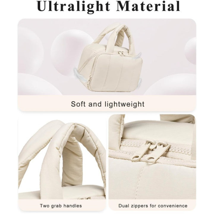 Women's insulated cooler bag with double zipper and sturdy handles Bowlift