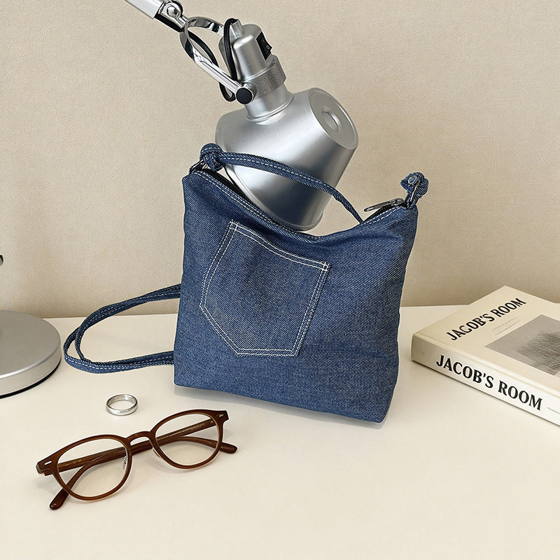WoCasual Denim Crossbody Bag Bowlift