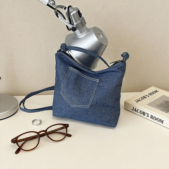WoCasual Denim Crossbody Bag Bowlift