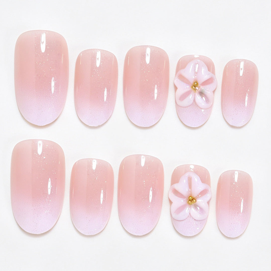 Elegant Floral Nail Art Bowlift