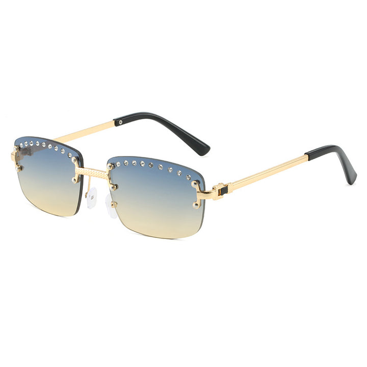 Ladies elegant sunglasses with sparkling crystal accents Bowlift
