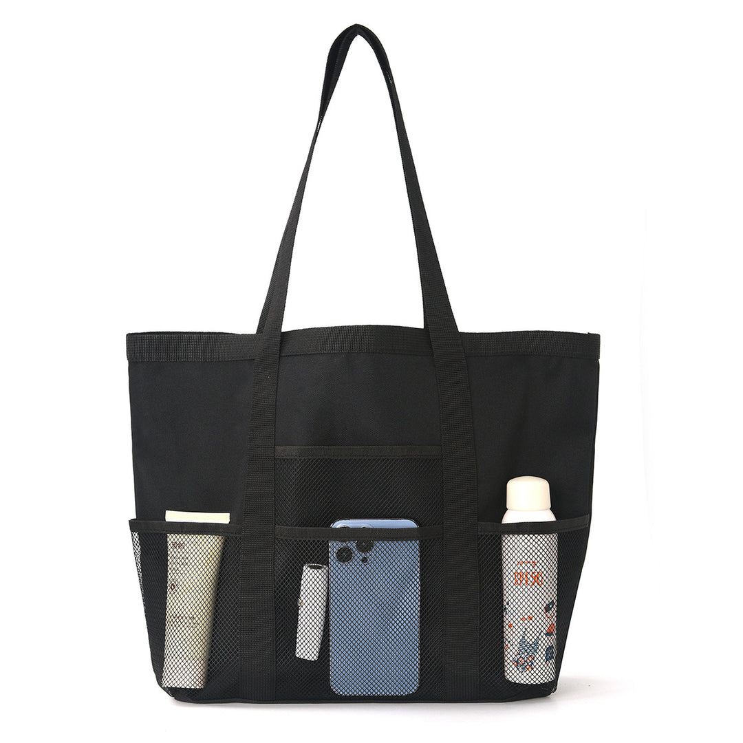 Multifunctional shopping bag with practical outer pockets Bowlift