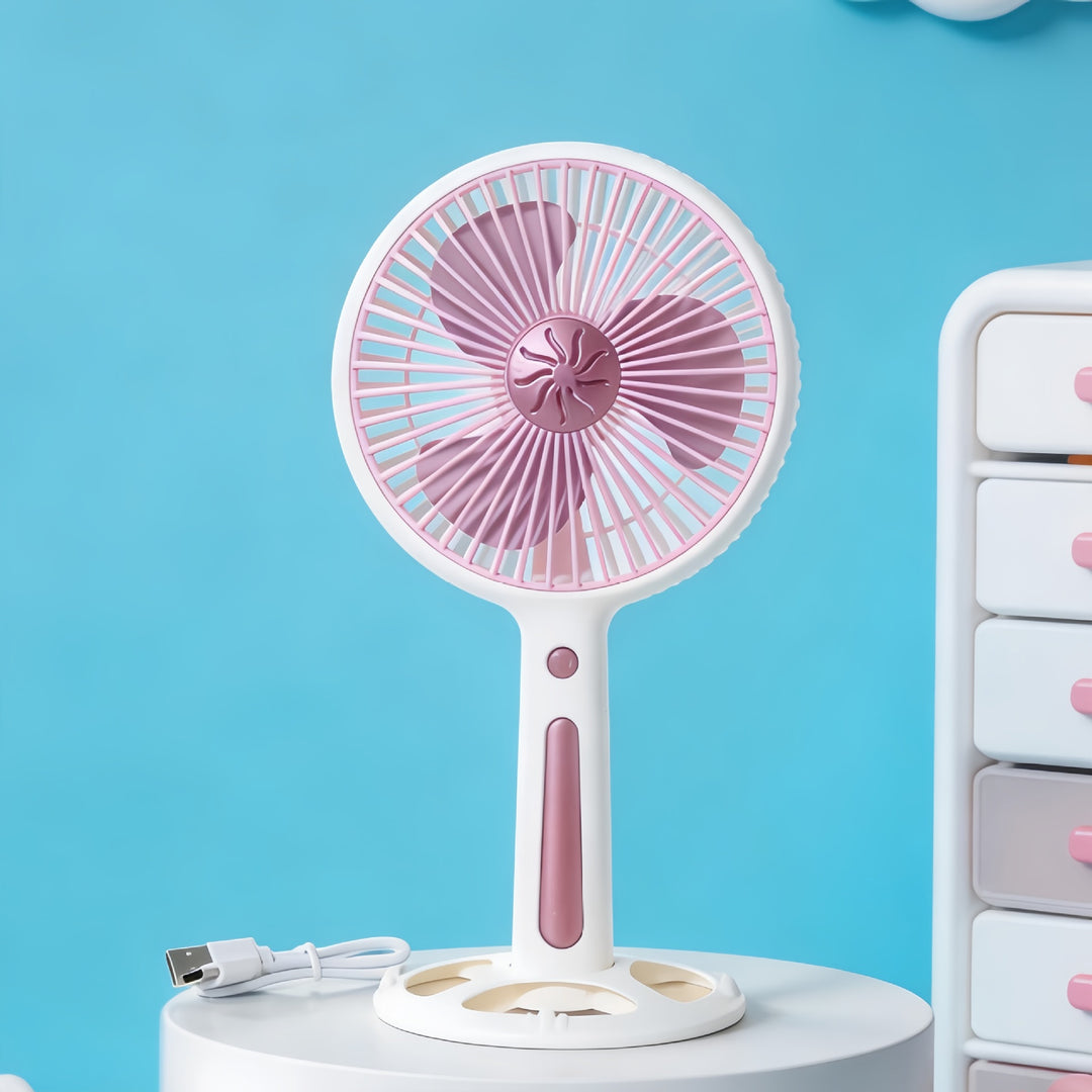 Women's Portable Mini Fan with Creative Animal Design Bowlift