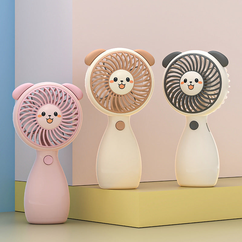 Cute Panda-Themed Handheld Cooling Fan Bowlift