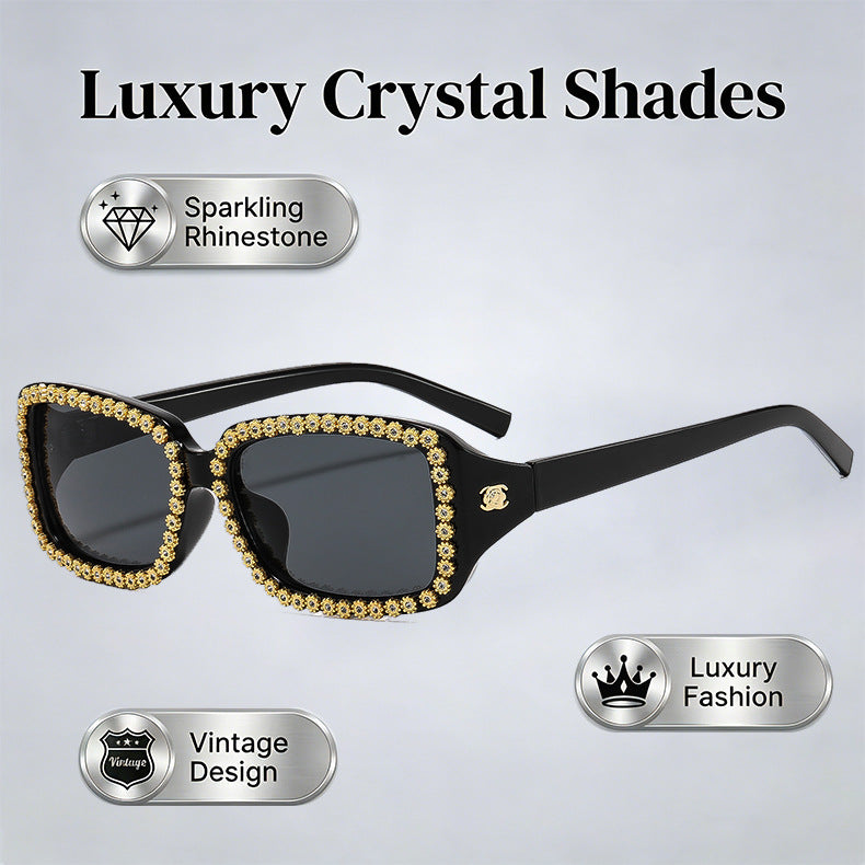 Ladies sunglasses with glamorous rhinestone frame Bowlift