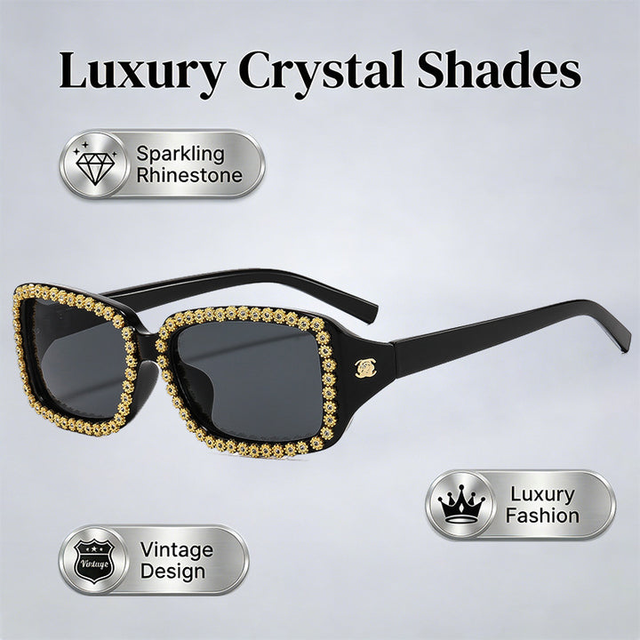 Ladies sunglasses with glamorous rhinestone frame Bowlift