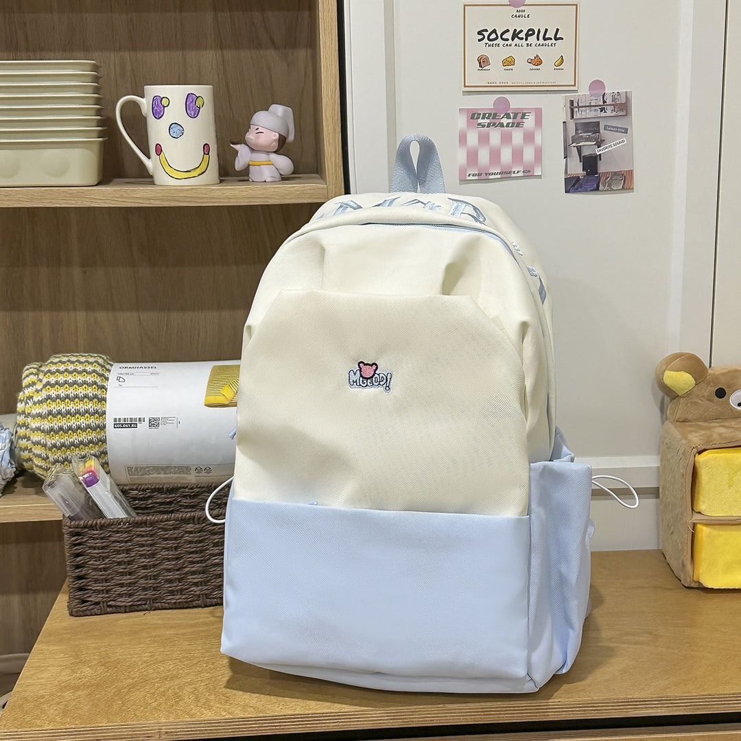 Multi-Compartment Lightweight Casual Backpack Bowlift