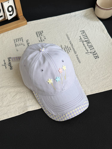 Embroidered Floral Baseball Cap