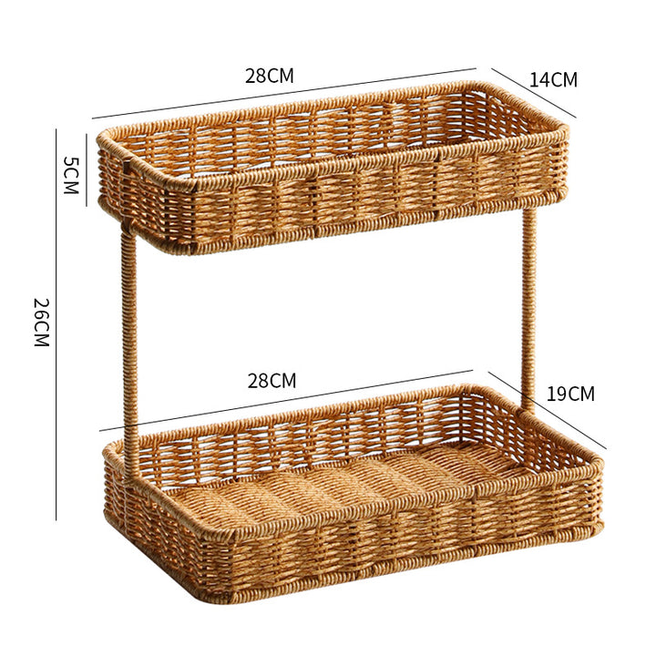 Unisex two-level storage basket Bowlift
