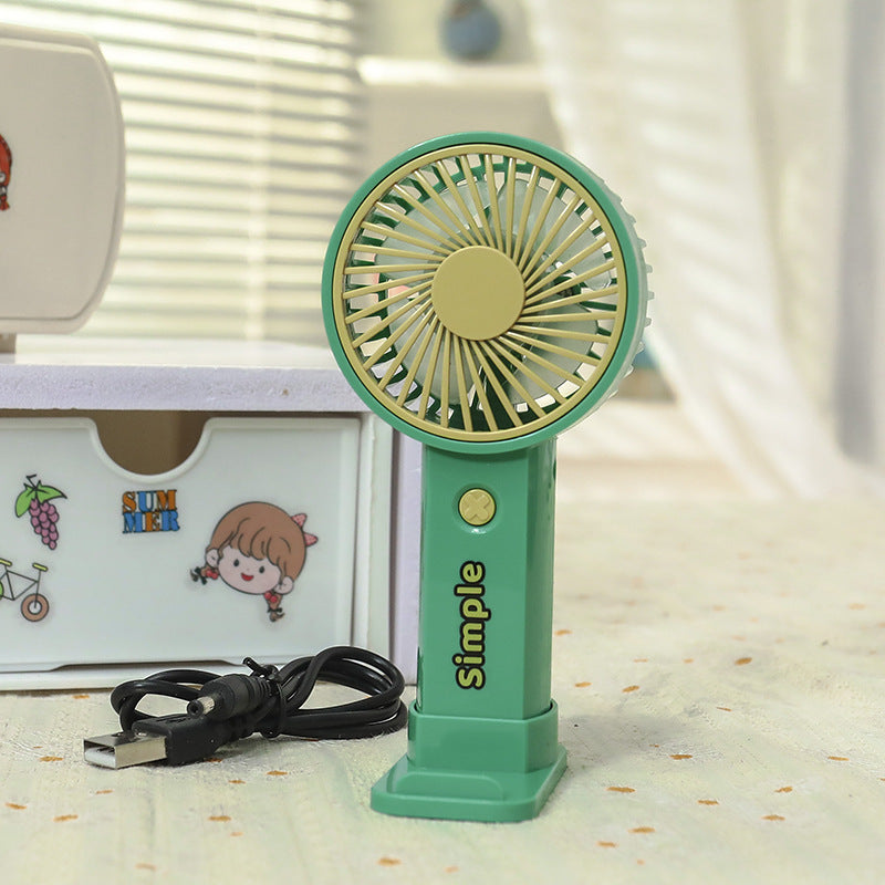 Women Portable Hand Fan with Rechargeable USB Port and Lightweight Construction Bowlift