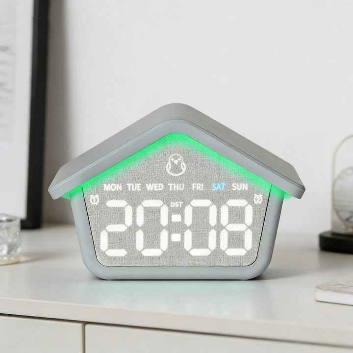 Digital Alarm Clock In House Design Bowlift