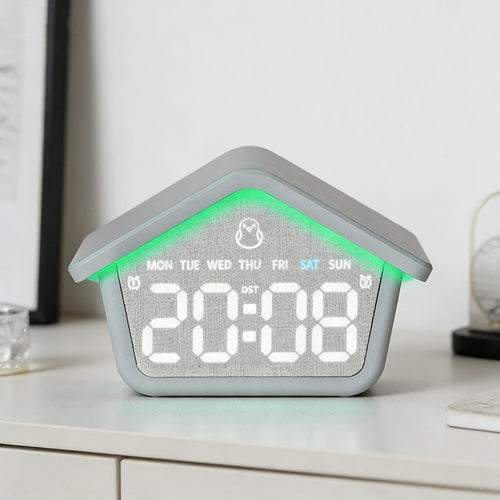 Digital Alarm Clock In House Design Bowlift