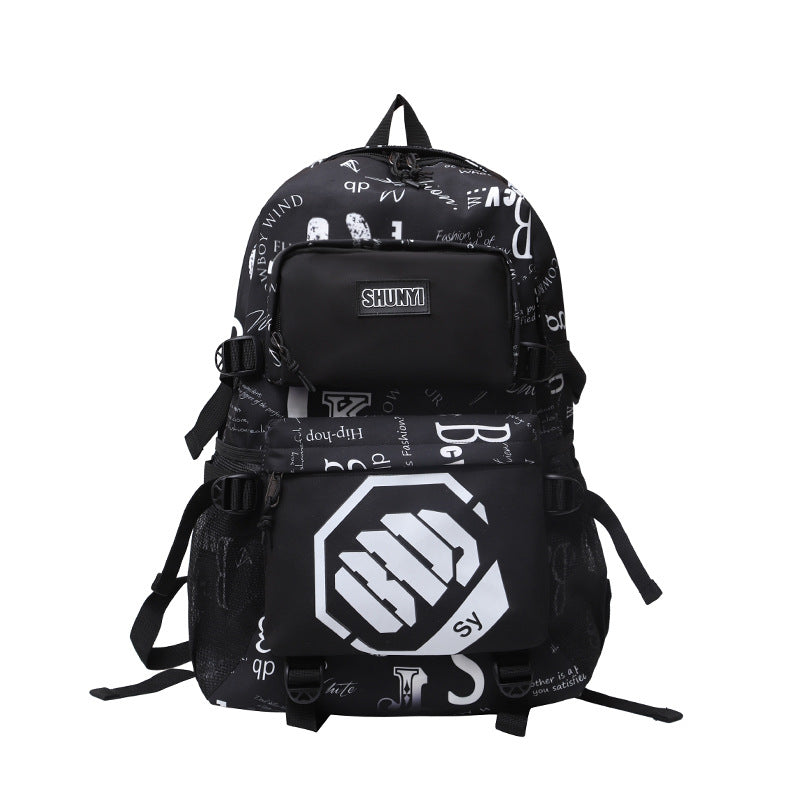 Graphic Print Backpack