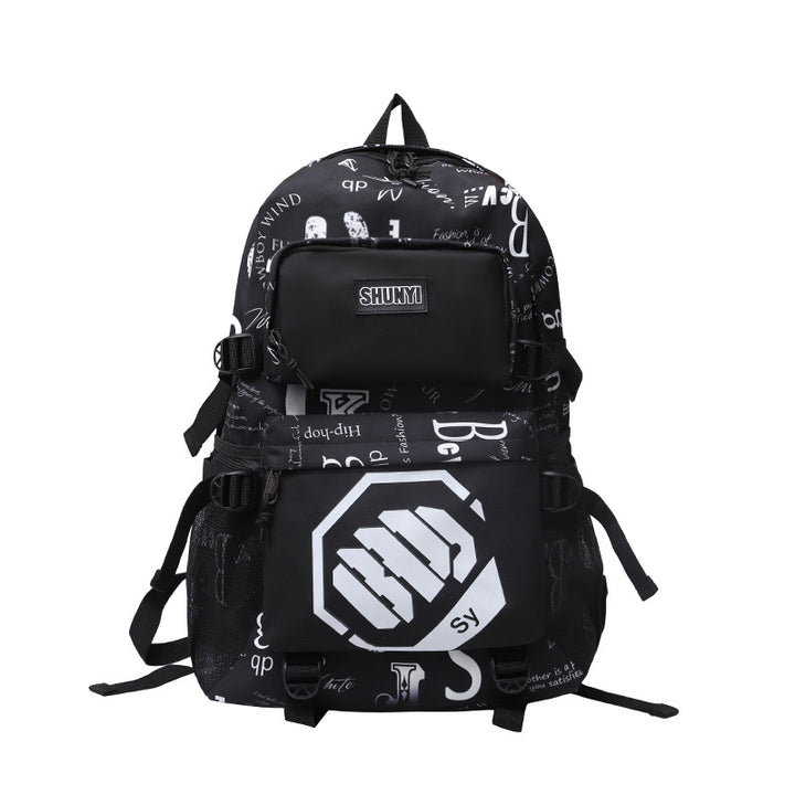 Graphic Print Backpack