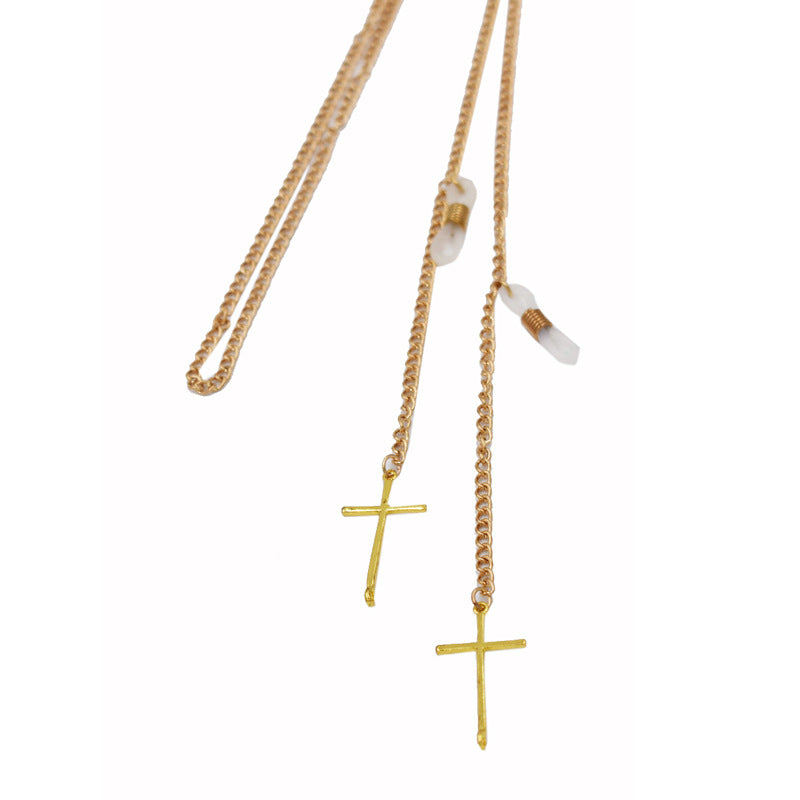 Cross Pendant Eyewear Chain Bowlift