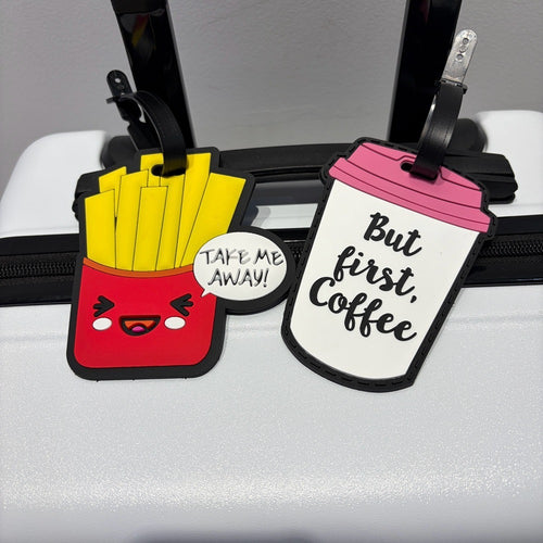 Playful Burger-Shaped Luggage Tag Bowlift