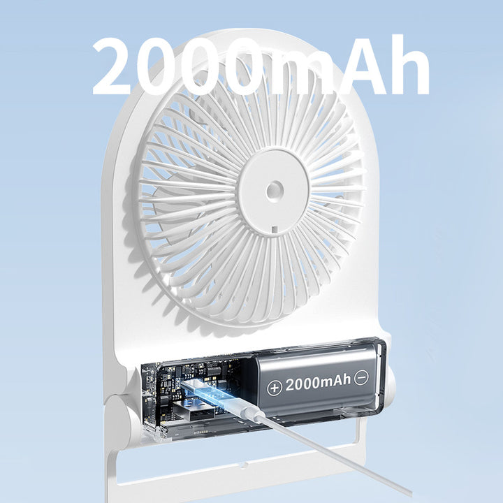 Compact Rechargeable Desktop Fan Bowlift