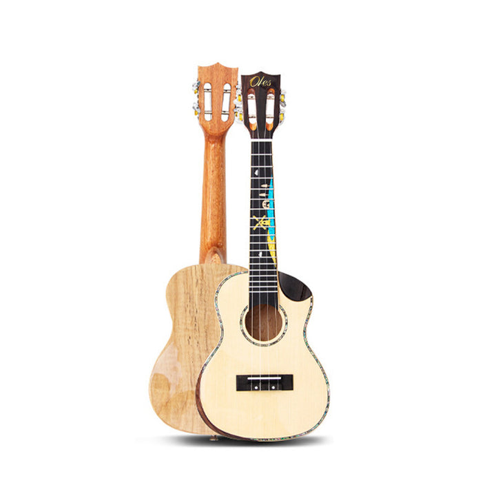 23-Inch Solid Wood Ukulele Bowlift