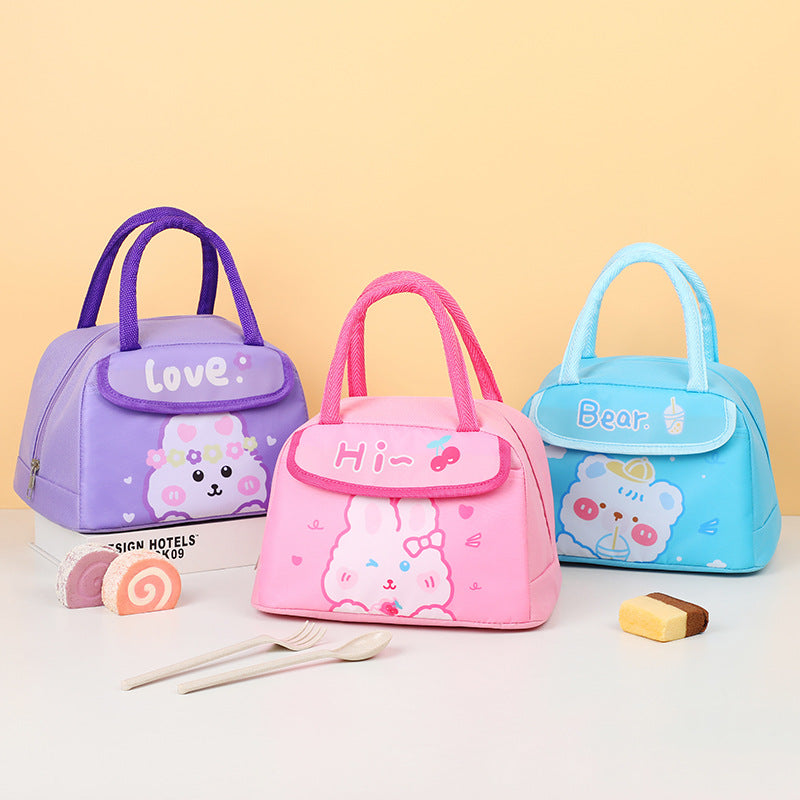 Cute Animal Character Insulated Lunch Bag