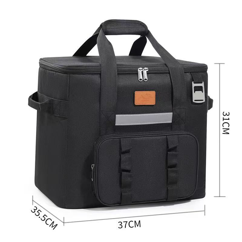 Women Insulated Picnic Cooler Bag with Side Pocket Bowlift