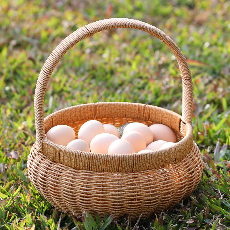 Handwoven Decorative Basket Bowlift