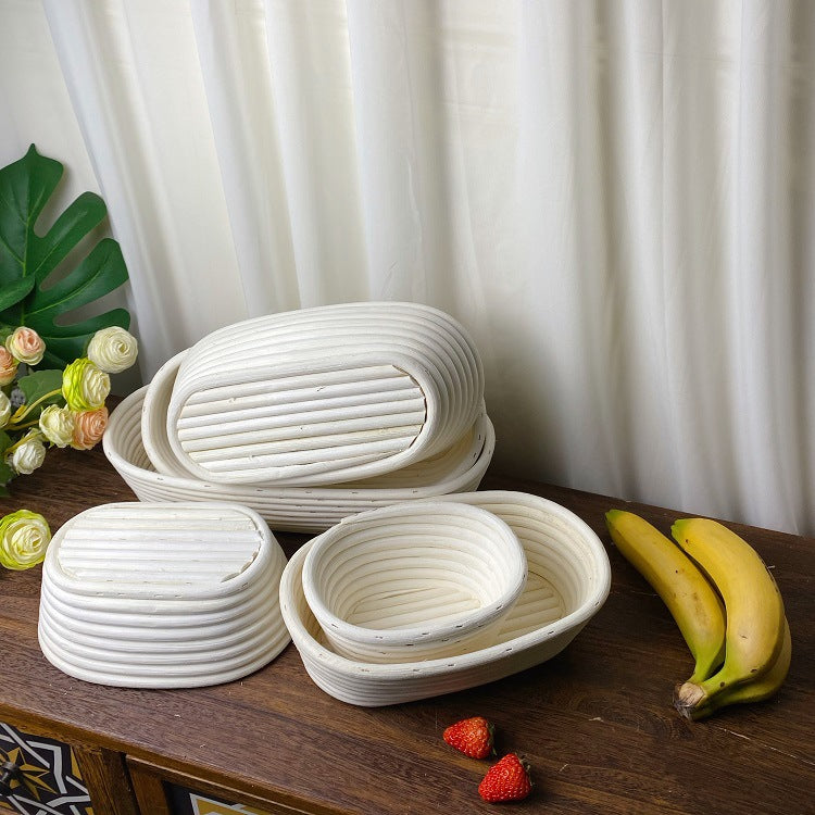 Artisan Woven Bread Proofing Basket Set Bowlift