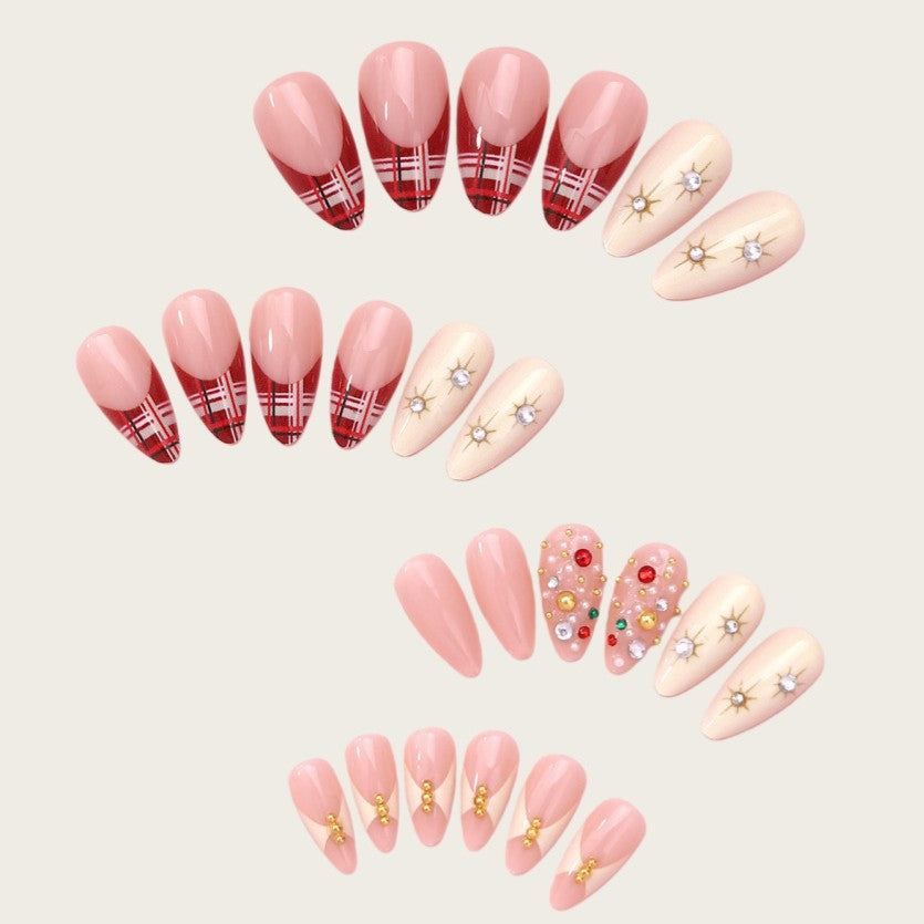 Artistic Stiletto Press-On Nail Set Bowlift