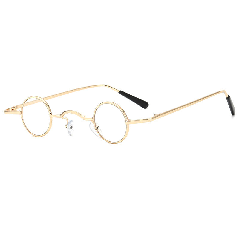 Women's fashionable round glasses with intricate metal frame Bowlift