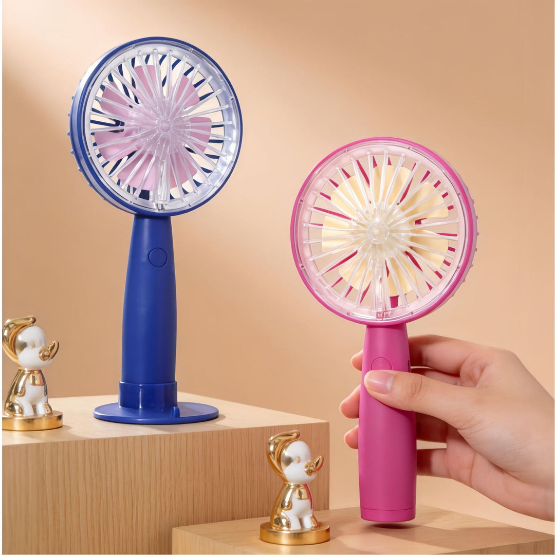 Women's portable handheld fan with USB connection and innovative design Bowlift