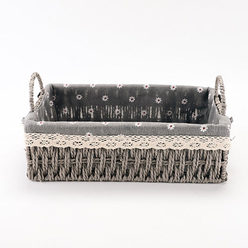 Rectangular Woven Storage Baskets Bowlift