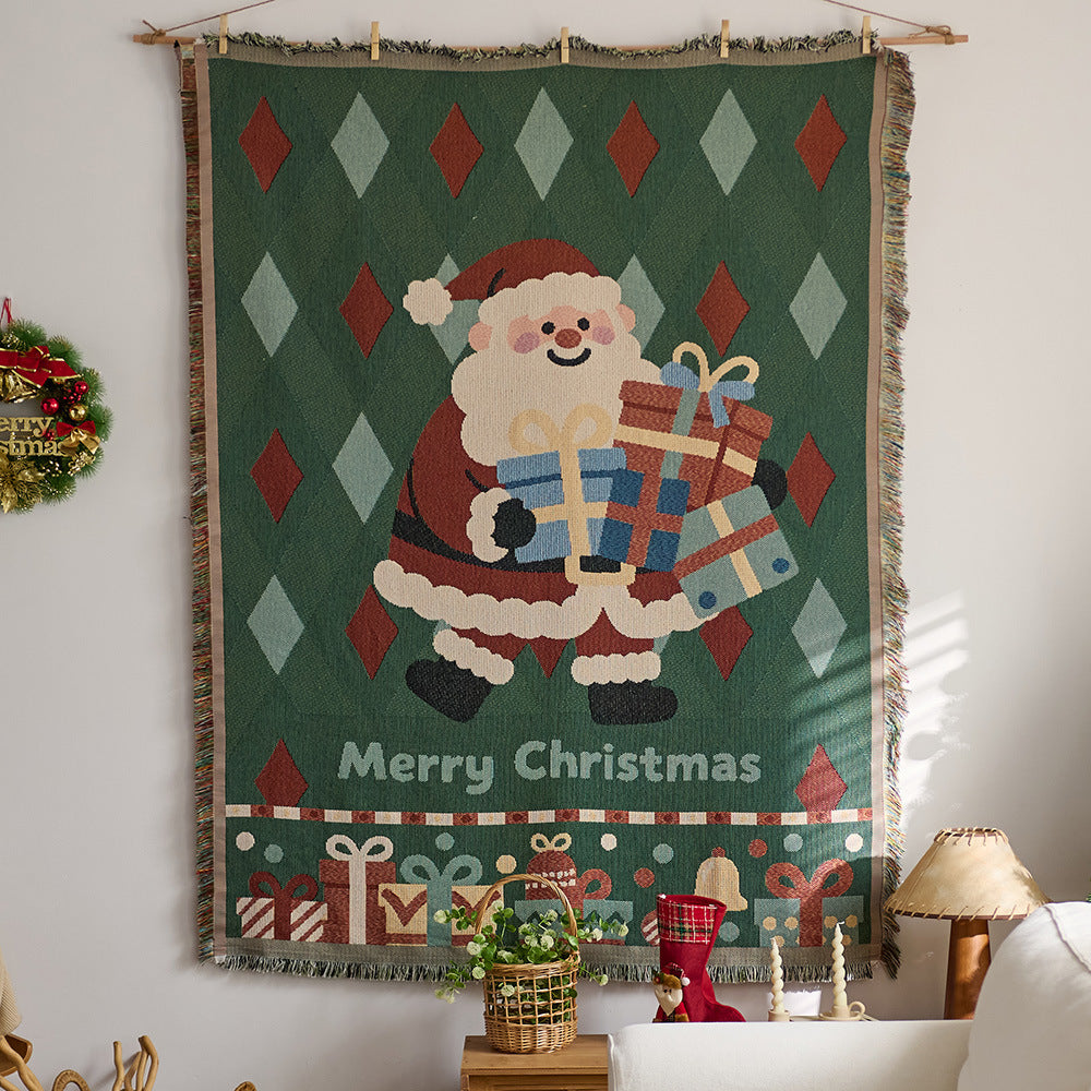 Artistic Space-Themed Throw Blanket