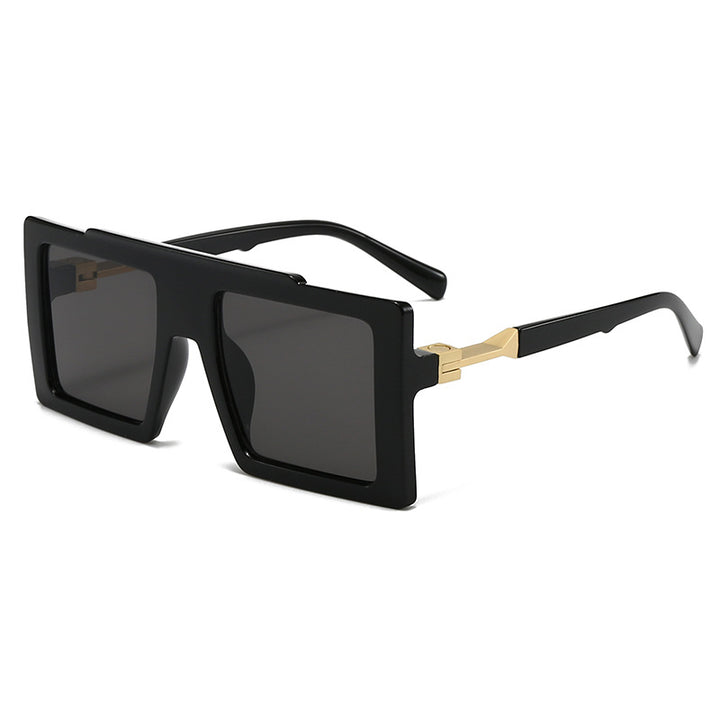 Ladies fashionable sunglasses with rectangular frame Bowlift