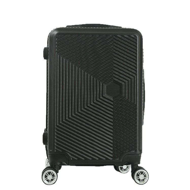 Unisex Modern Geometric Hard Shell Suitcase Bowlift