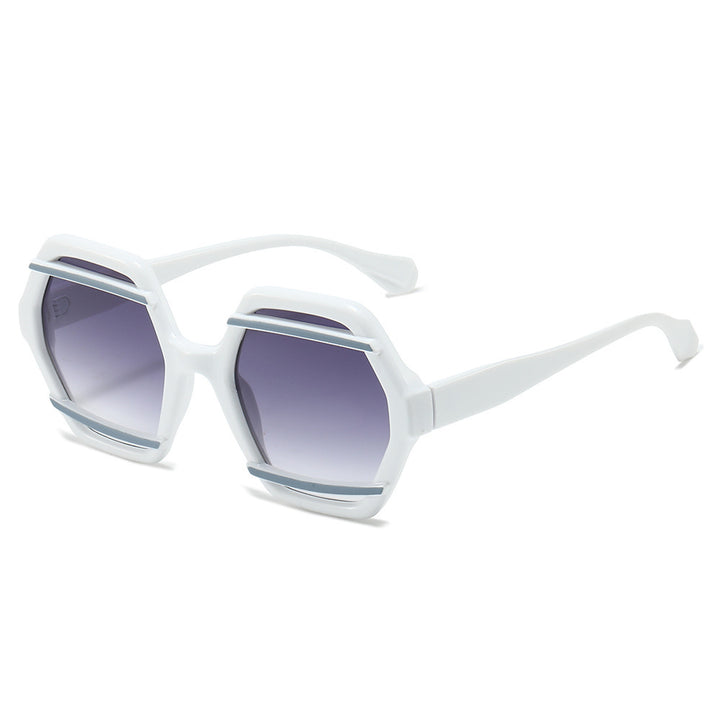 Oversized Geometric Sunglasses Bowlift