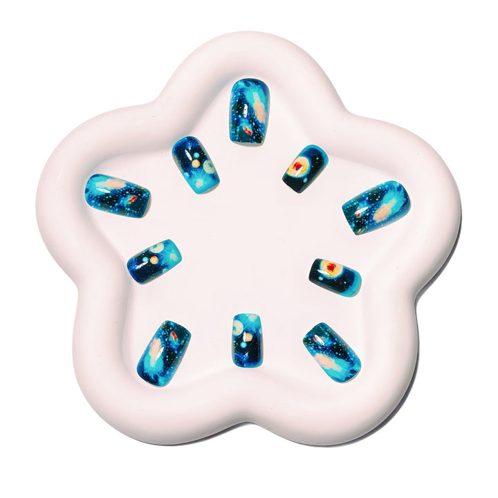 Artificial nails in galactic space design Bowlift