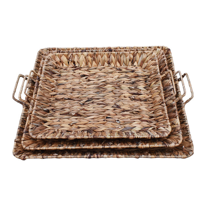 Woven Serving Tray Set Bowlift