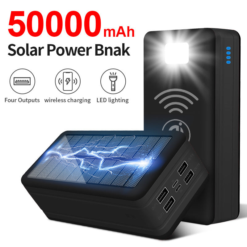 Solar Powerbank with Wireless Charging Function by Bowlift
