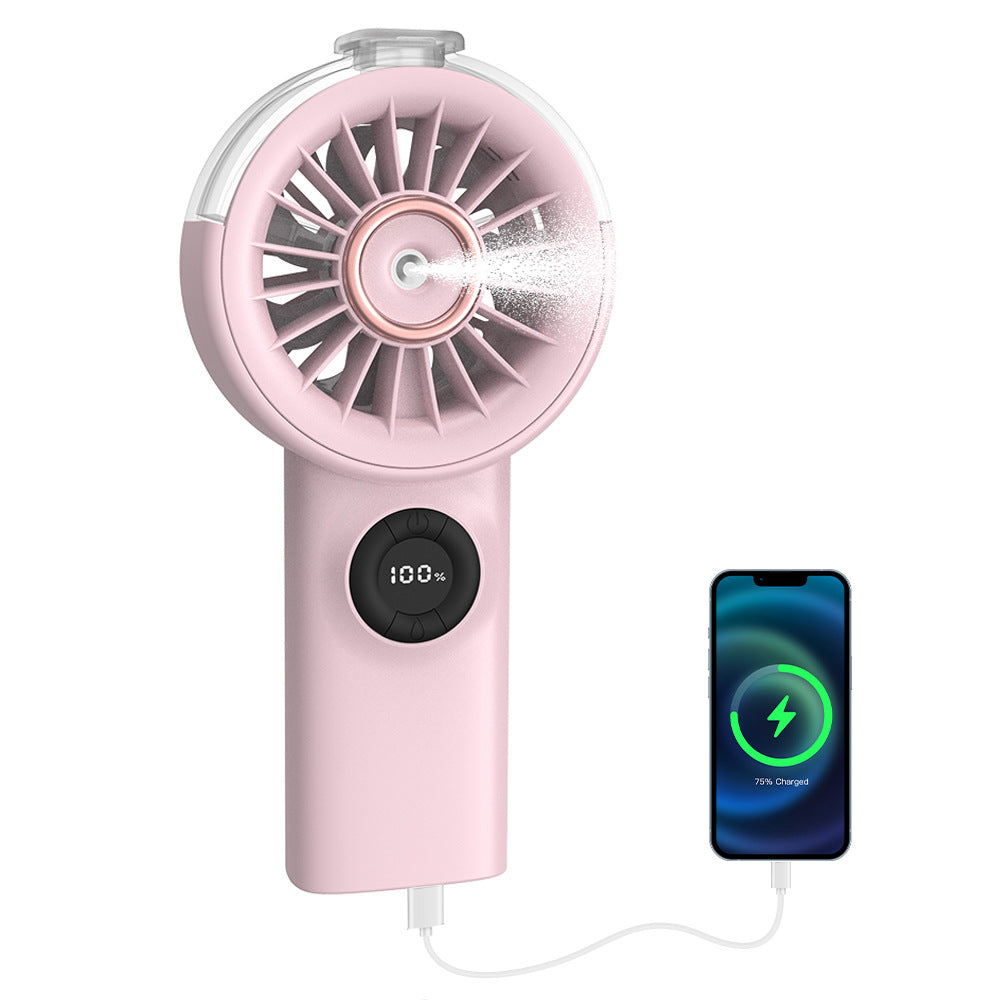 Women Portable Mini Fan Bowlift