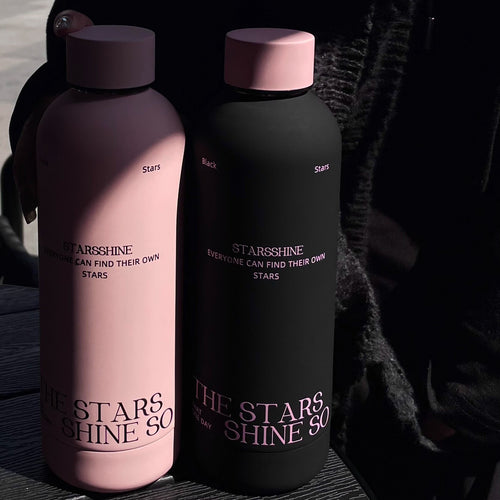 Women's insulated bottle with ergonomic design and practical carrying strap Bowlift