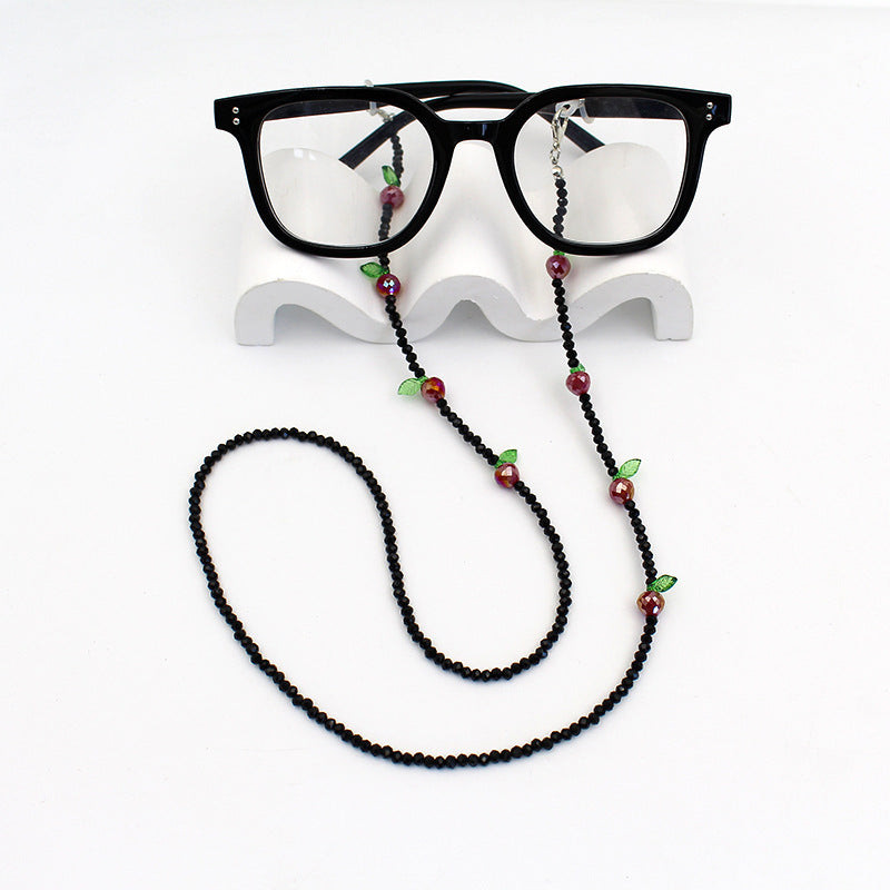 Charming Floral Beaded Eyewear Chain Bowlift