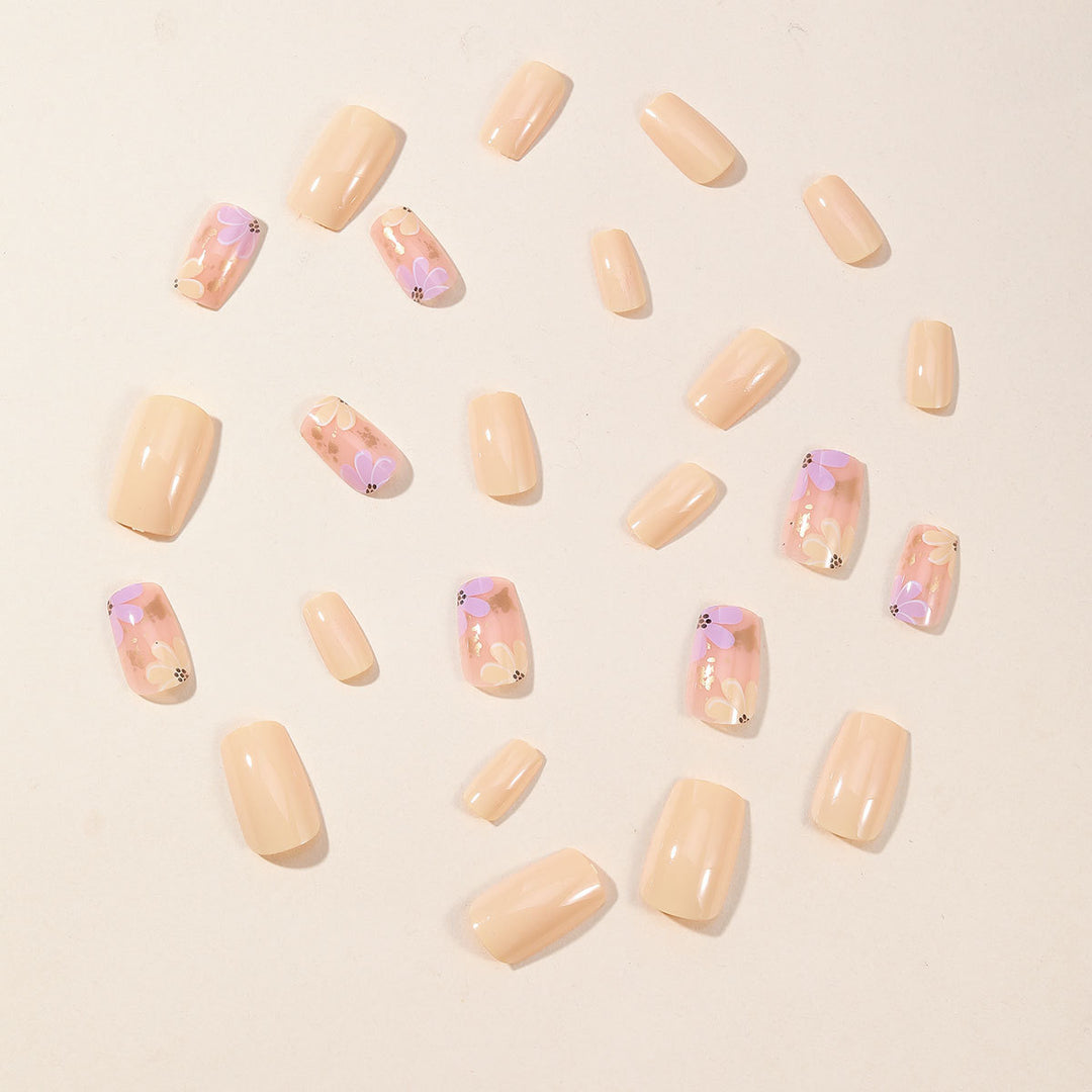 Floral Nail Art Design Bowlift